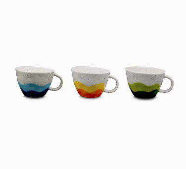 Stoneware Wave Mug - 350 ml / 12 oz