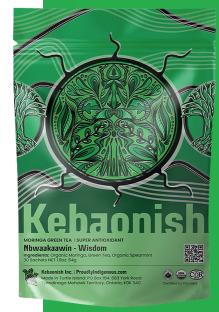 Kebaonish Wisdom Tea - Moringa Green Tea