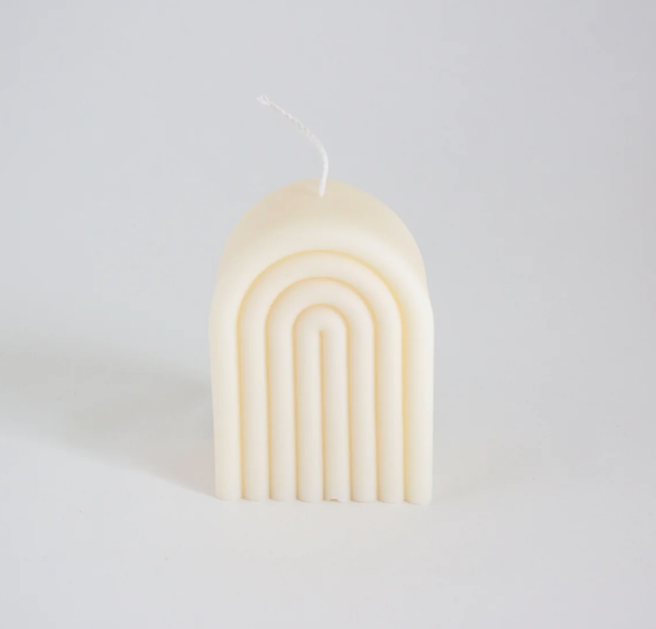 Rainbow Arch Decorative Pillar Candle