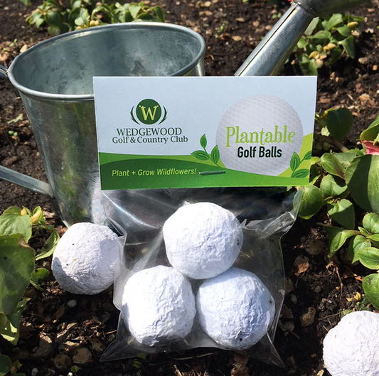 Plantable Golf Balls Seed Bombs