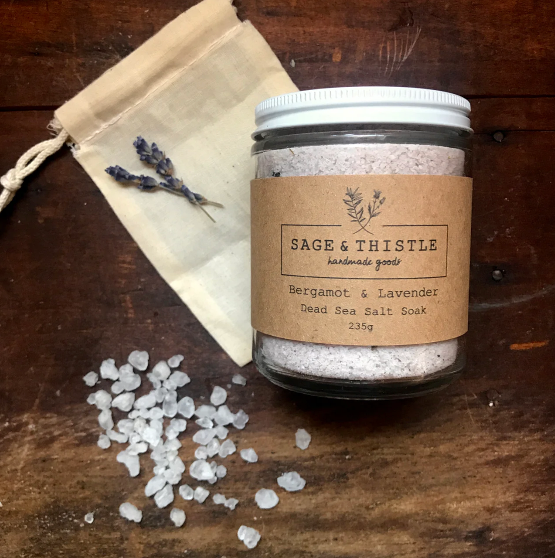 Bergamot & Lavender Dead Sea Salt Soak