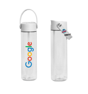 26oz Splash Tritan Charm Bottle with Drinking Spout and Straw
