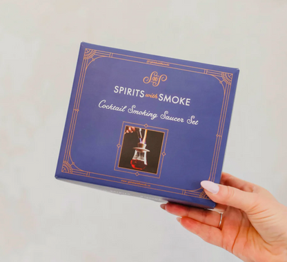 Cocktail Smoking Saucer Set