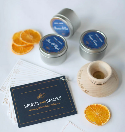 Cocktail Smoking Saucer Set