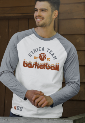 Unisex raglan long sleeve t-shirt * Made in Canada