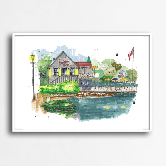 The Rope Loft, Chester, Nova Scotia, Print, Downtownsketcher, Wynand van Niekerk, DTS0077