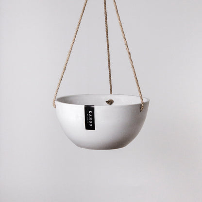 12" Rounded Signature Stone Hanging Planter