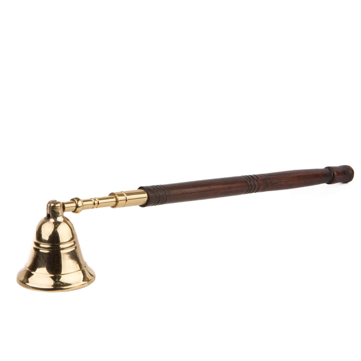 Wood & Brass Candle Snuffer