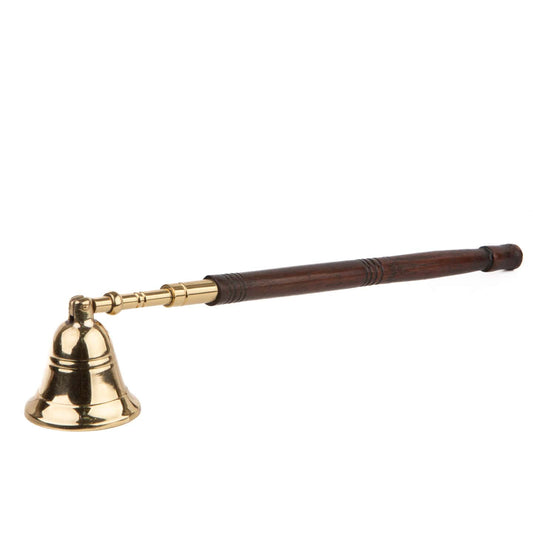Wood & Brass Candle Snuffer