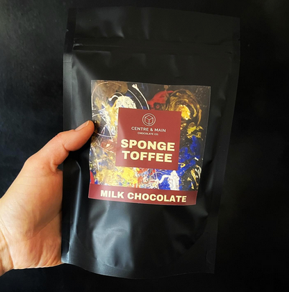 Salted Maple Sponge Toffee (Dark Chocolate)