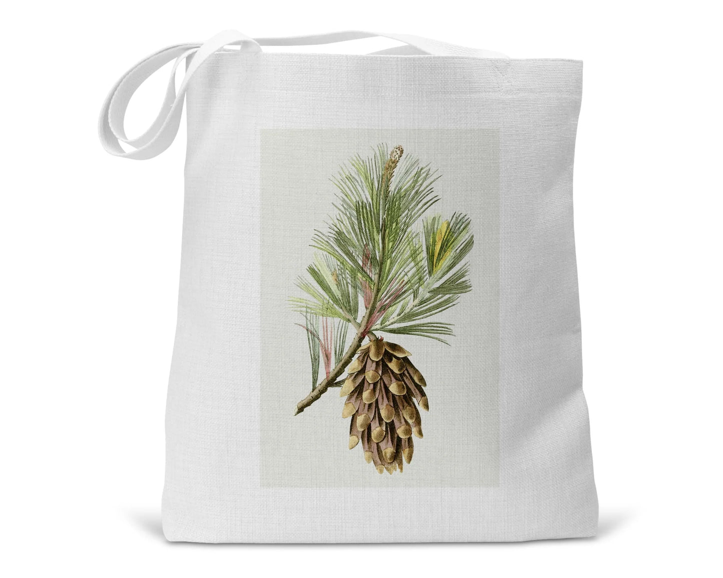 Linen Blend Tote Bag