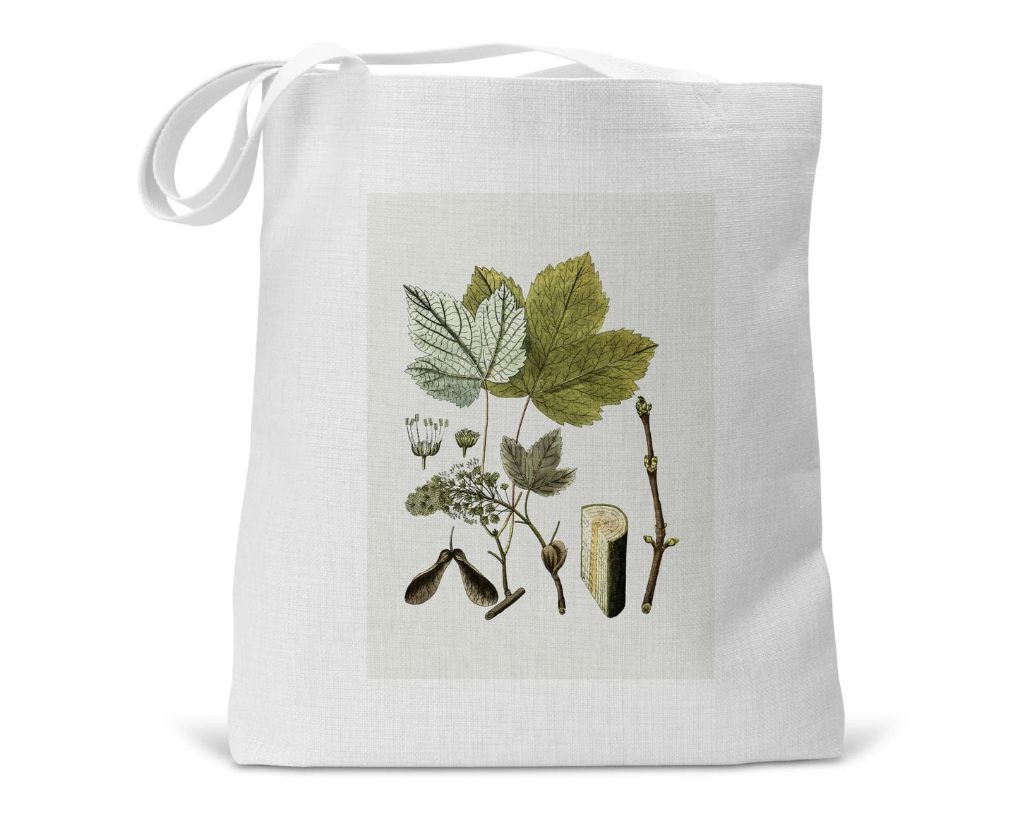 Linen Blend Tote Bag