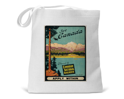 Linen Blend Tote Bag