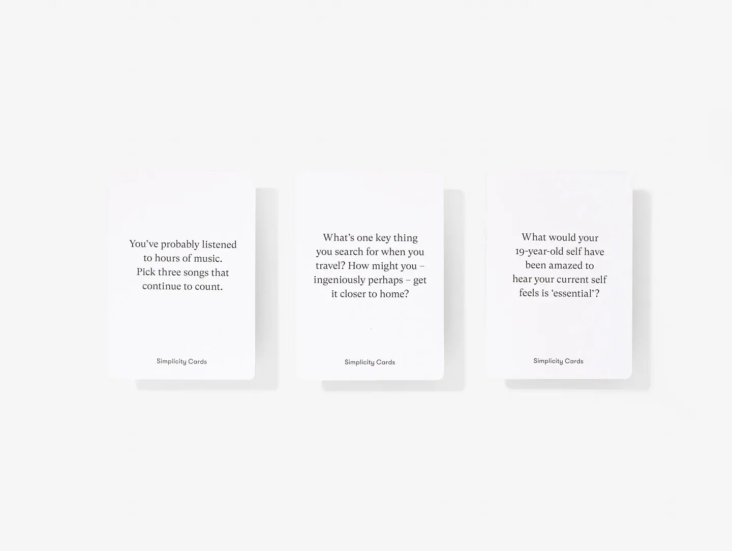 Simplicity Cards