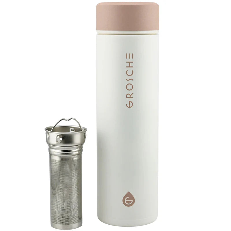Insulated Infuser Stainless Steel Flask, 16oz