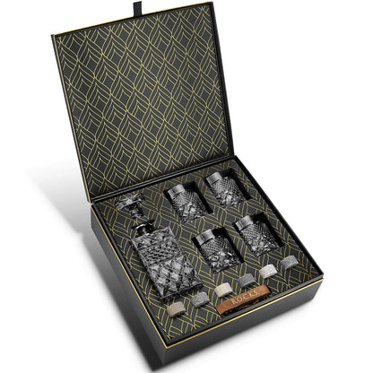 Whiskey Stones & Decanter Gift Set
