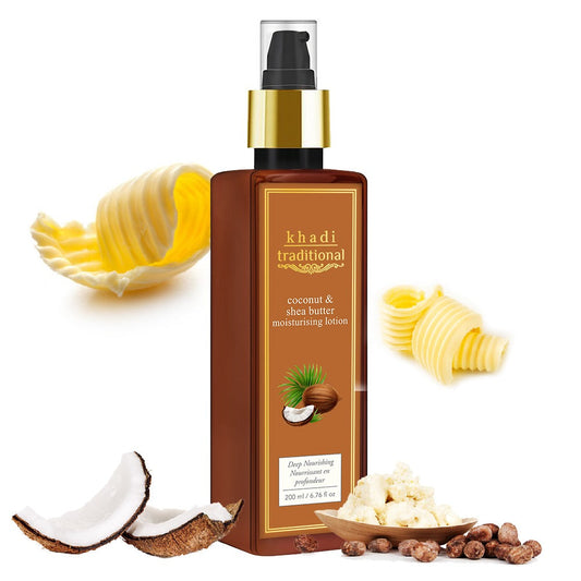 Khadi Traditional Coconut & Shea Butter Moisturising Lotion