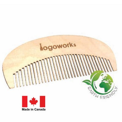 Wood Mustache/Beard Comb
