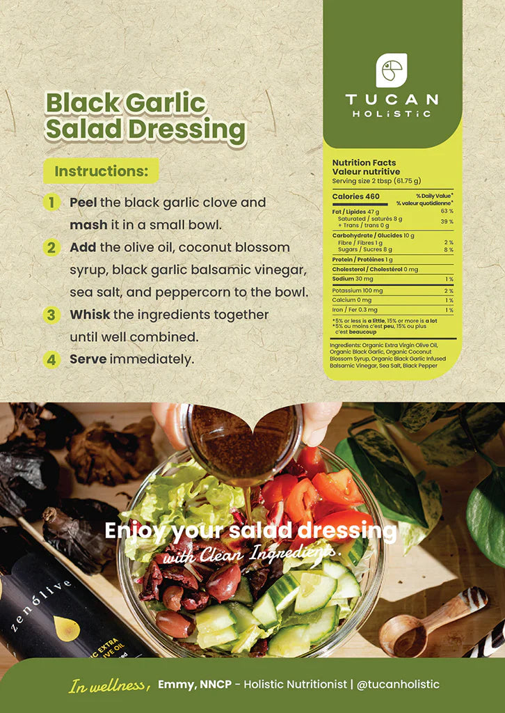 Organic Black Garlic Salad Dressing Gift Kit