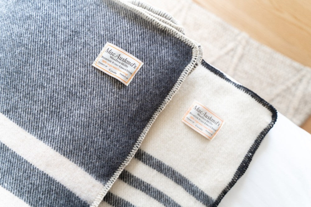 All-Canadian Striped Throw Blanket