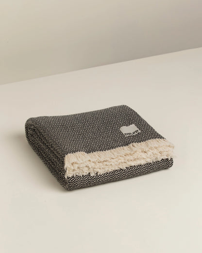 Stone Washed Cotton Throw Blanket