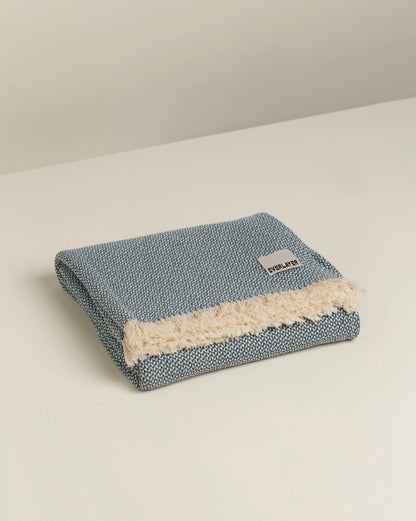 Stone Washed Cotton Throw Blanket
