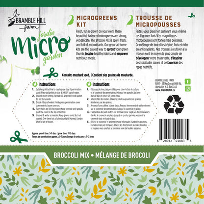 Micro Garden Microgreens Kit - Broccoli Mix