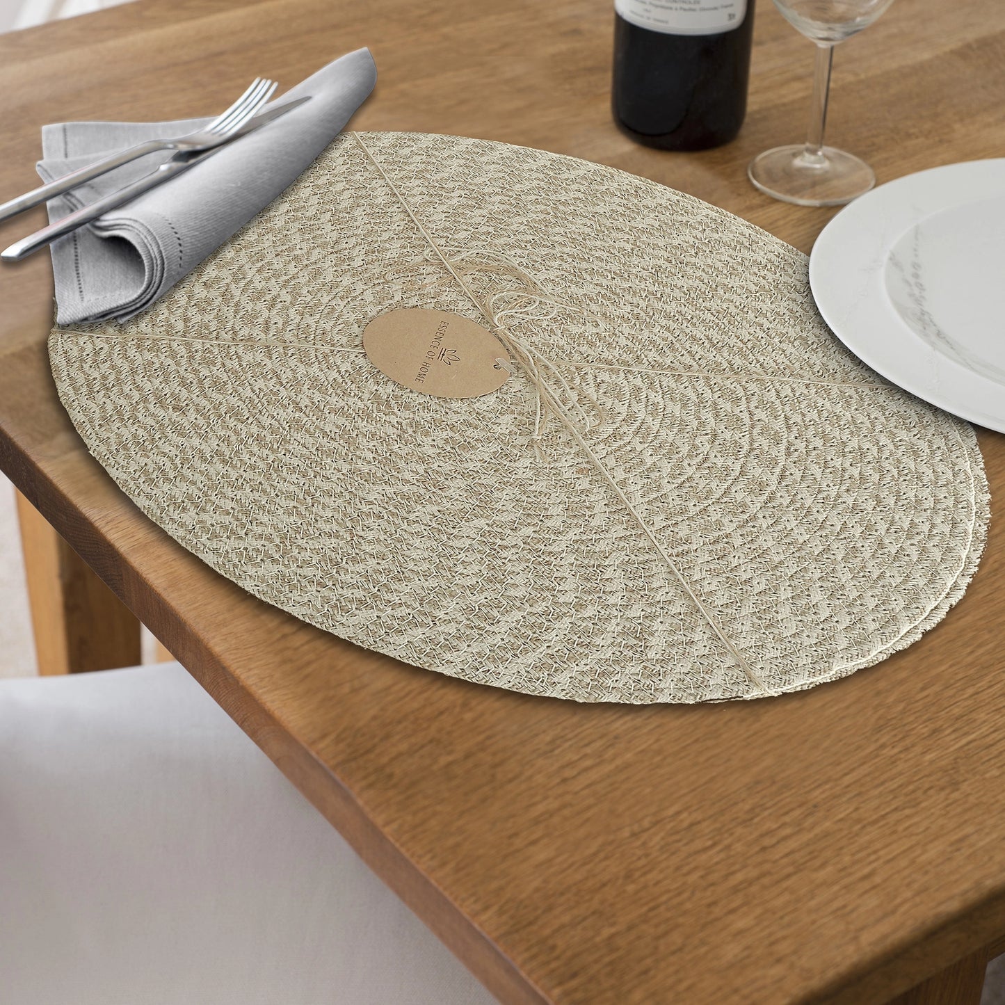 Wave Braided Round Placemat