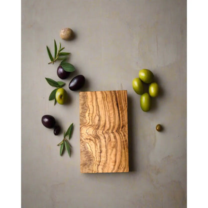 Natural Olive Wood Cheese Board | Rectangular