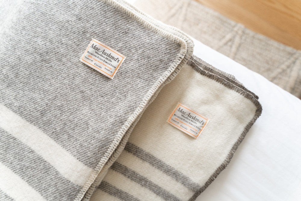 All-Canadian Striped Throw Blanket