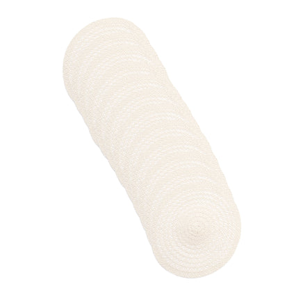 Woven Jute Round Placemat Lattice