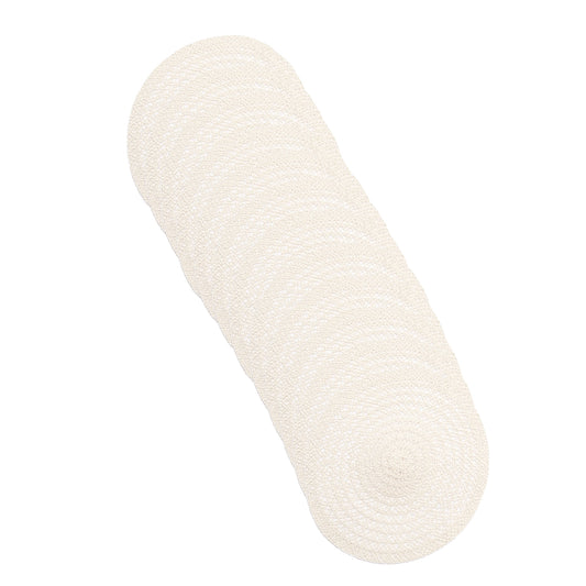 Woven Jute Round Placemat Lattice