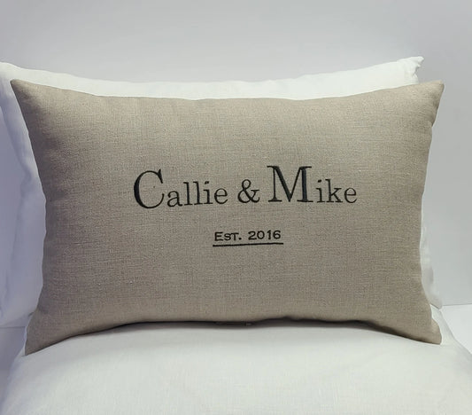 Custom Linen Pillow