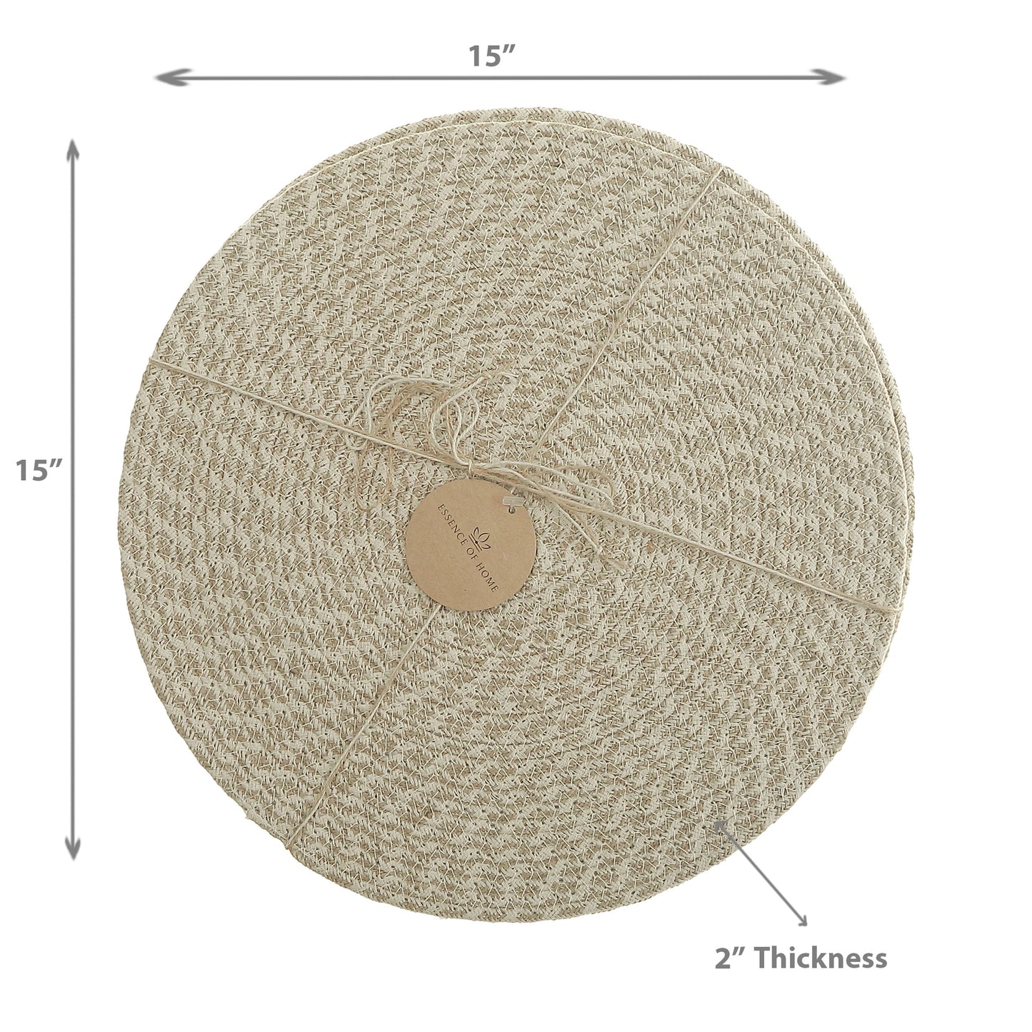 Wave Braided Round Placemat
