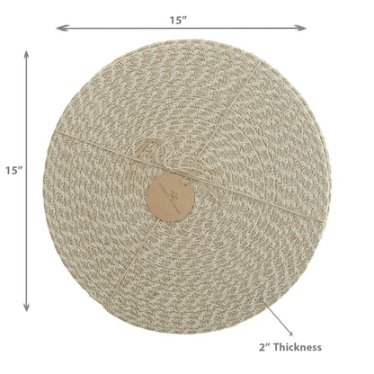 Wave Braided Round Placemat