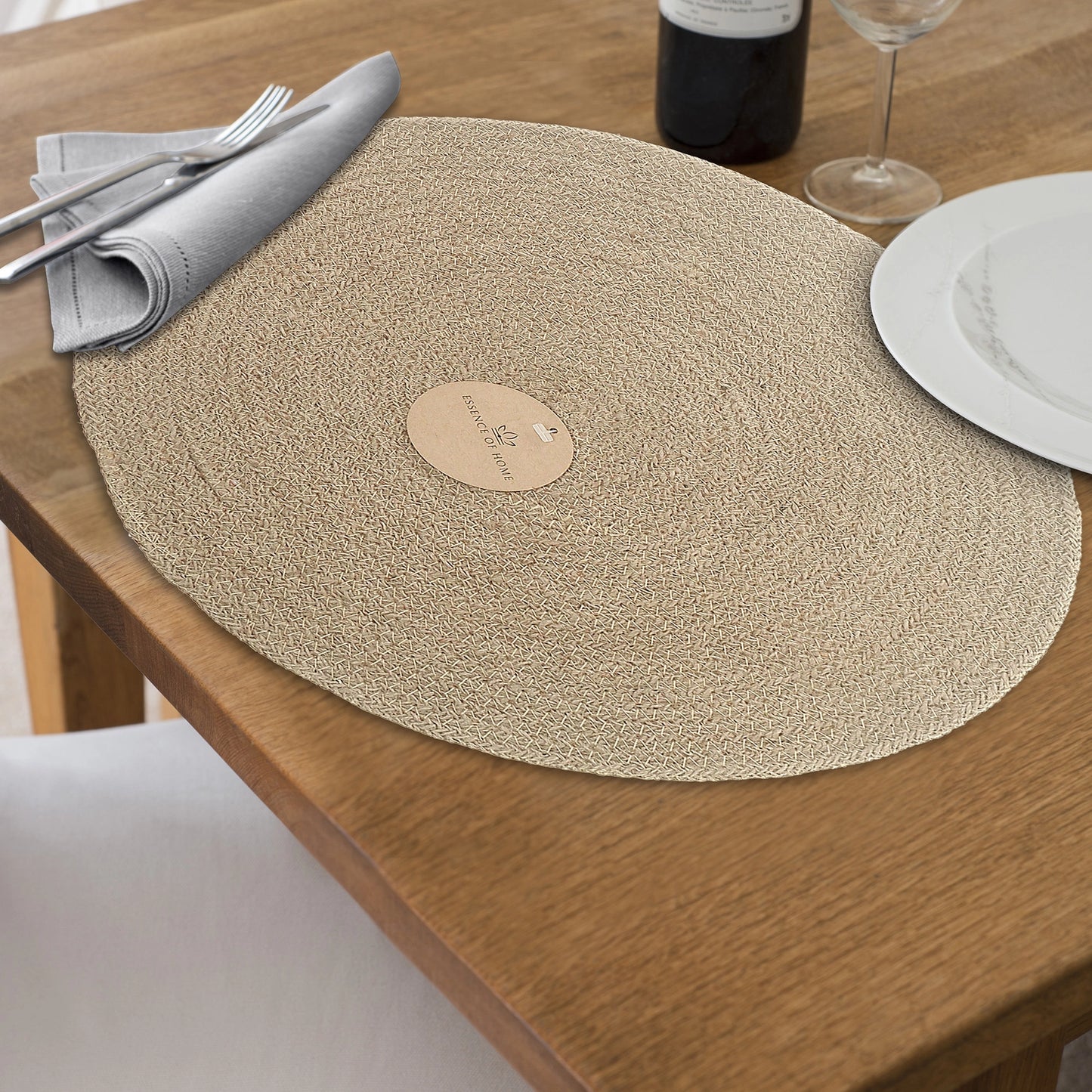 Wave Braided Round Placemat