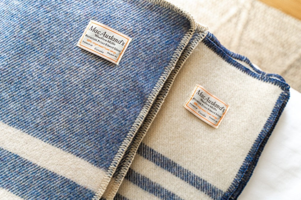 All-Canadian Striped Throw Blanket