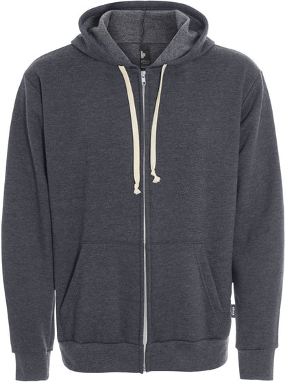 Unisex hooded full zip sweatshirt - Made in Canada