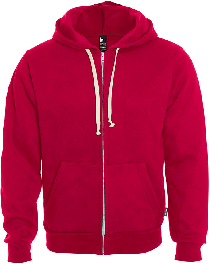 Unisex hooded full zip sweatshirt - Made in Canada