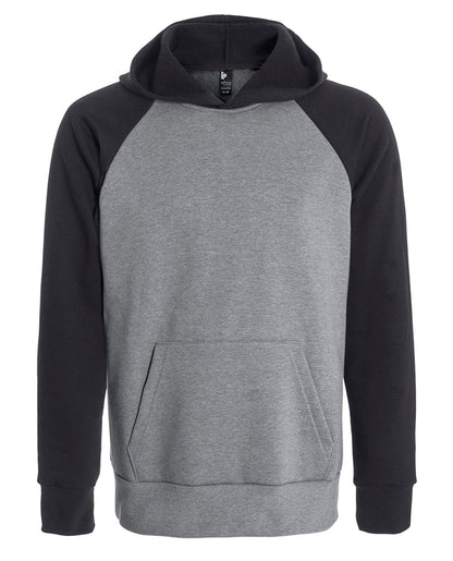 Unisex hooded and raglan sleeve sweatshirt - Made in Canada