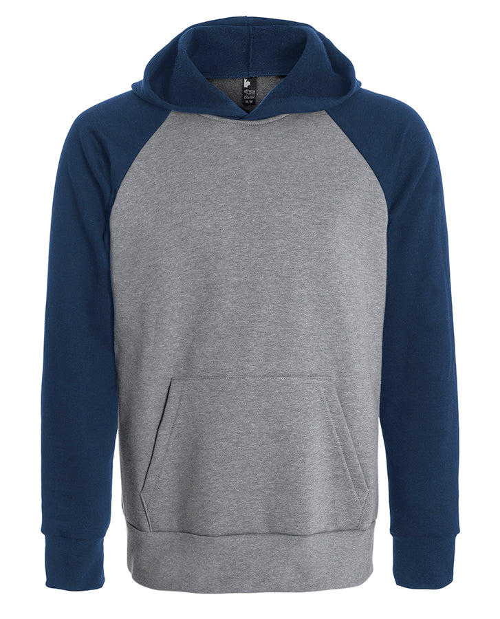 Unisex hooded and raglan sleeve sweatshirt - Made in Canada