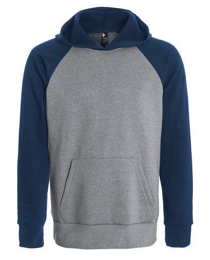 Unisex hooded and raglan sleeve sweatshirt - Made in Canada
