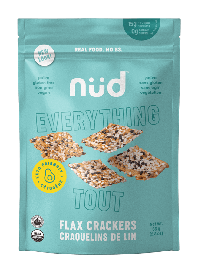 Keto Flax Crackers