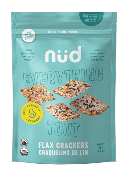 Keto Flax Crackers
