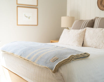 All-Canadian Striped Throw Blanket