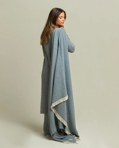 Stone Washed Cotton Throw Blanket