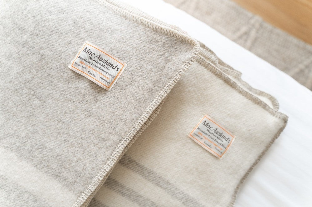 All-Canadian Striped Throw Blanket