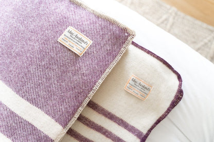 All-Canadian Striped Throw Blanket