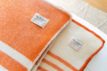 All-Canadian Striped Throw Blanket