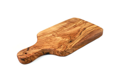 Olive Wood Paddle Chopping Cheese Board